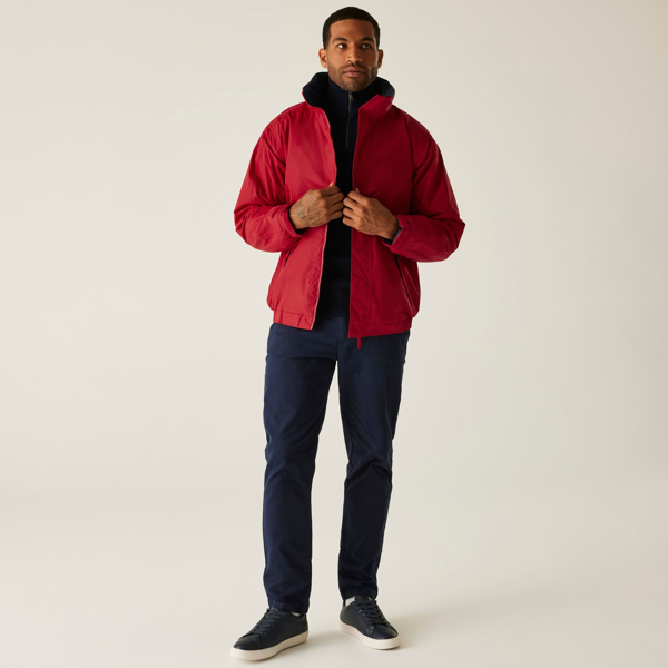 Regatta Dover Waterproof Windproof Jacket (Thermo-Guard Insulation) - Classic Red/Navy