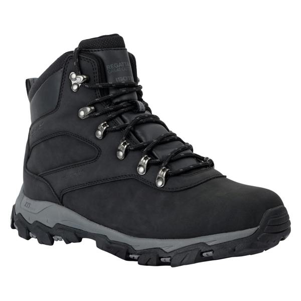 Regatta Mens Holcombe Classic Walking Boots - Black - 
