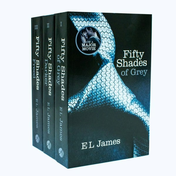 E L James Fifty Shades 3 Book Set Fifty Shades of Grey, Fifty Shades Darker, Fifty Shades Freed