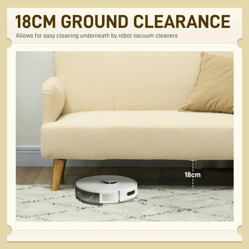 Wyld Haus Zipato Velvet Cream Compact 2 Seater Sofa With Extra Thick Padding And Wooden Legs