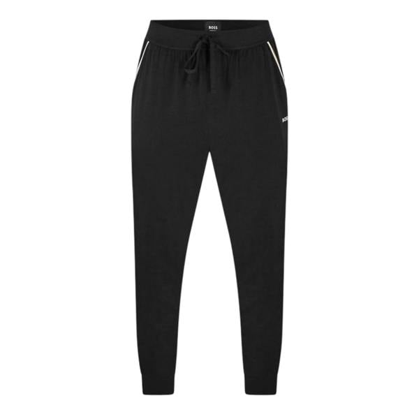 Boss Mens Unique Stripe Detail Joggers - Black - 