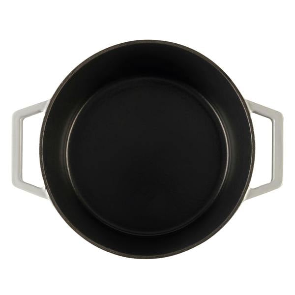 Cooks Professional 26cm Cast Iron Casserole | Grey