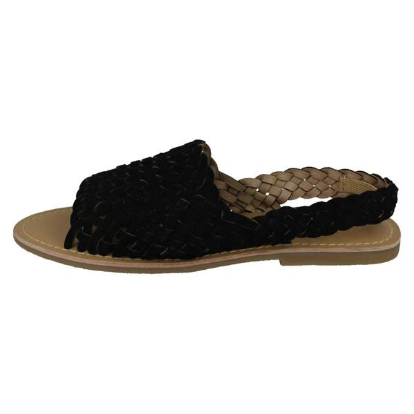 Leather Collection Ladies Leather Collection Slingback Sandals F00214