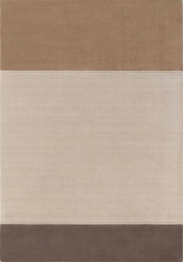 Pure wool rug, cream brown colours, soft durable pile, cotton backing, simple care, ideal for busy homes.