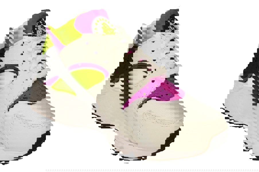 Nike Air Huarache Mens Dd1068  104 - White Neon Yellow Magenta 104 - Photo 3