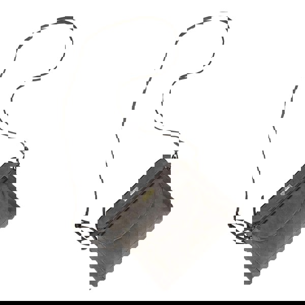 Assots London 'JEAN' Grey Distressed Real Leather Crossbody Bag