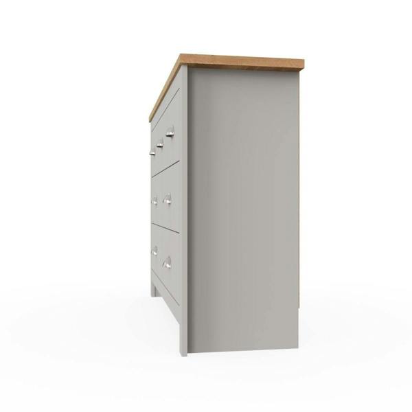 Timber Art Design Lisbon 7 Drawer Bedroom Chest of Drawers Storage Cabinet