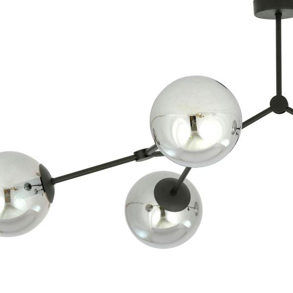 Emibig SPACE Ceiling lamp  4 x E14 Black with Graphite Shade