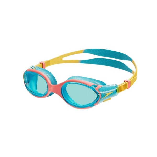 Speedo Childrens 2.0 2024 Biofuse Swimming Goggles - Blue/Yellow