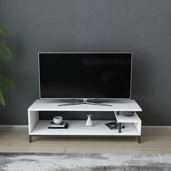 Decorotika Reilly Modern Tv Stand TV Cabinet for TV's up to 55"