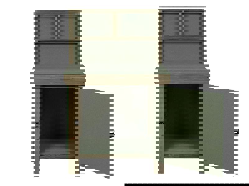 Arbor Garden Solutions Wooden UniMDF Moisture Resistant Workbench With Lockable Cupboard (V.9) With Back panel