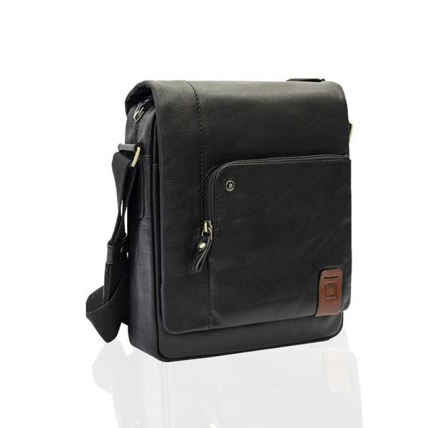 PRIMEHIDE Leather Crossbody Messenger Bag - Vito Tuscan