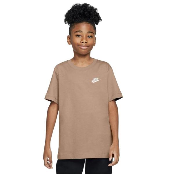 Nike Childrens/Kids Futura Classic Logo Regular T-Shirt - Hemp - 
