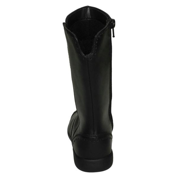 Clarks Girls Clarks Smart Leather Boots Etch Stride
