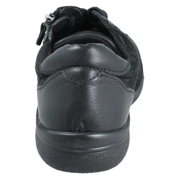 DB Shoes Ladies DB Shoes Wide Fit With Stretch Casual Lace Up/Zip Shoes Wayfaring