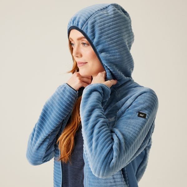 Regatta Women's Endra Hooded Fleece Jacket - Coronet Blue