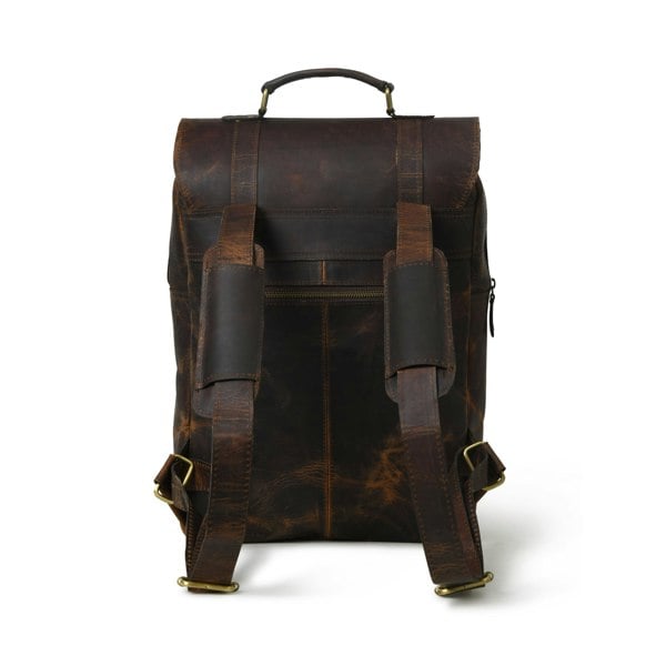 Layne Vintage Leather Backpack - DÖTCH CLUB