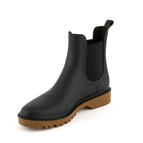 Regatta Womens Lady Harriett II Ankle Wellington Boots - Matt Black/Gum