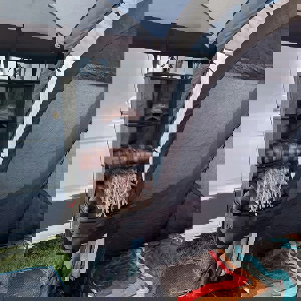 OLPRO Camping Organiser with Shelves and Storage Bag