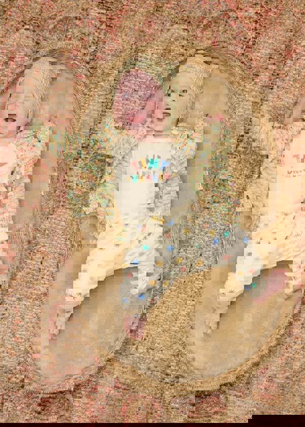 The Bonnie Mob Tiny Dancer Rainbow Baby Bodysuit