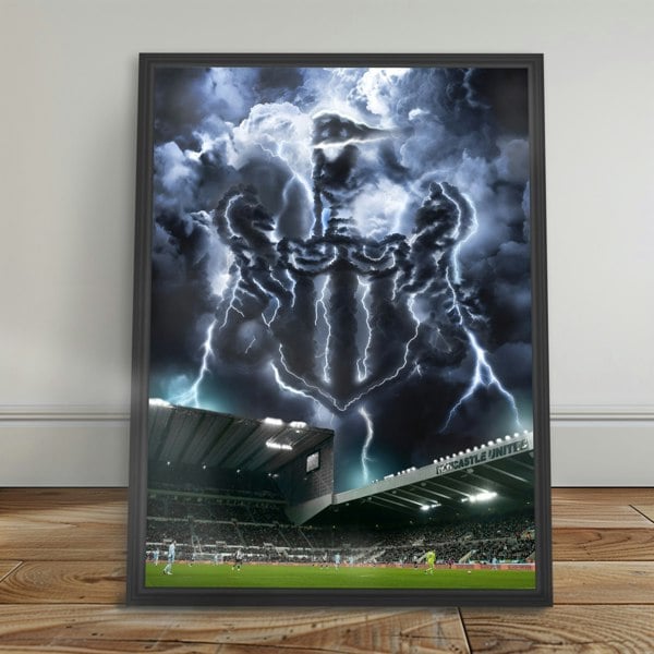 NotNiceThings Newcastle United Magic Poster - Augmented Reality Art