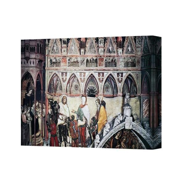 Benjamin Tate Design Gothic Cathedral Scene Religious Canvas Print 2080