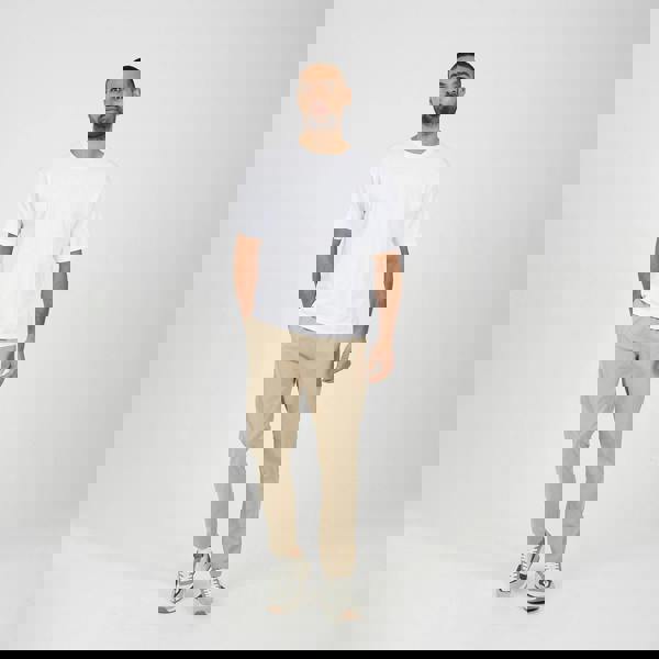 Brave Soul Stone Elasticated Waist Trousers - Stone Image 3