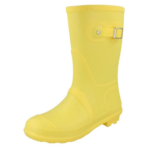 Spot On Ladies Spot On Buckle Detail Wellington Boots