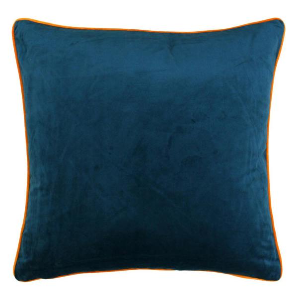 Riva Home Meridian Cushion Cover - Teal/Clementine - 