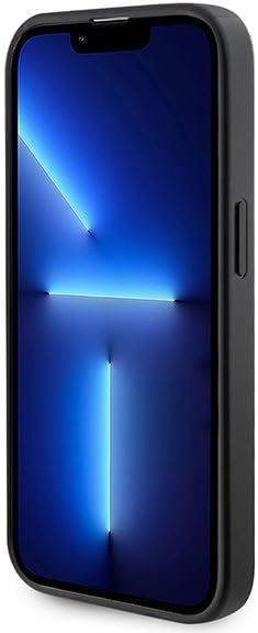 Guess Saffiano Hard Case with MagSafe for iphone 15 Pro 6.1" Black - GUHMP15LPSAHMCK