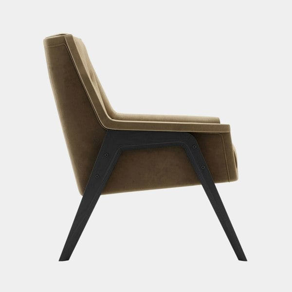 Domkapa Felicity Low Velvet Upholstered Armchair