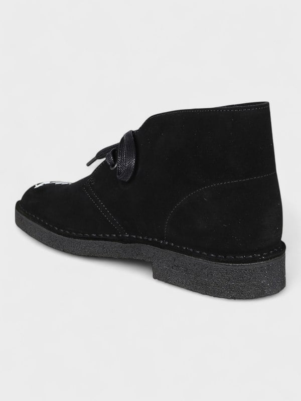 Palm Angels Clarks Originals Desert Boot Palm Angels Logo Black White