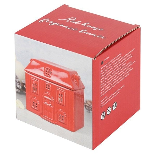 Serano Red Ceramic House Oil Burner