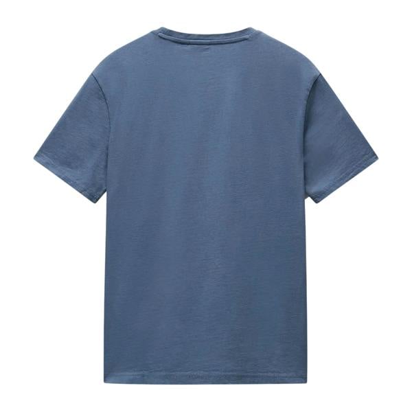 Napapijri Mens Salis Logo Short-Sleeved T-Shirt - Stormy Weather - 