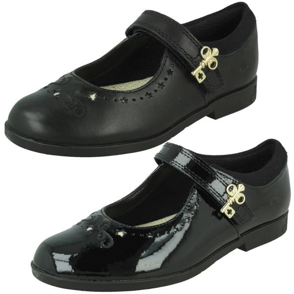 Clarks Girls Clarks Key Detail School Shoes Lock Magic