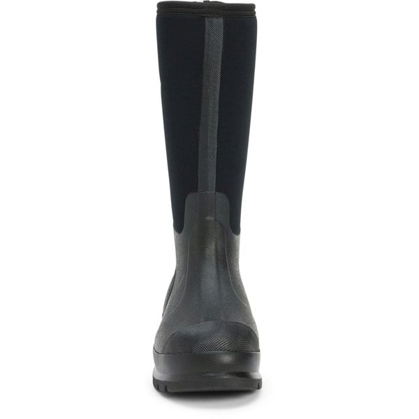 Muck Boots Chore Classic Hi Patterned Unisex Wellington Boots in Black