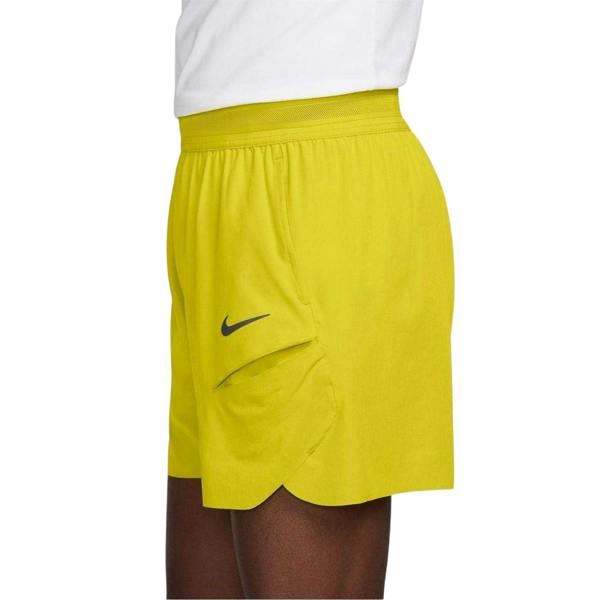 Nike Mens Advantage Tennis Shorts - Vibrant Yellow - 