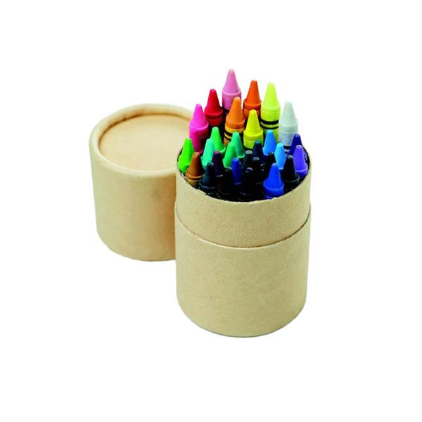 MidOcean STRIPER Wax Based Crayon (Pack of 30) - Beige/Multicoloured - 
