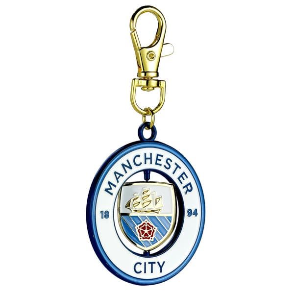 The Carat Shop Manchester City Football Club Spinning Logo Backpack Hanger