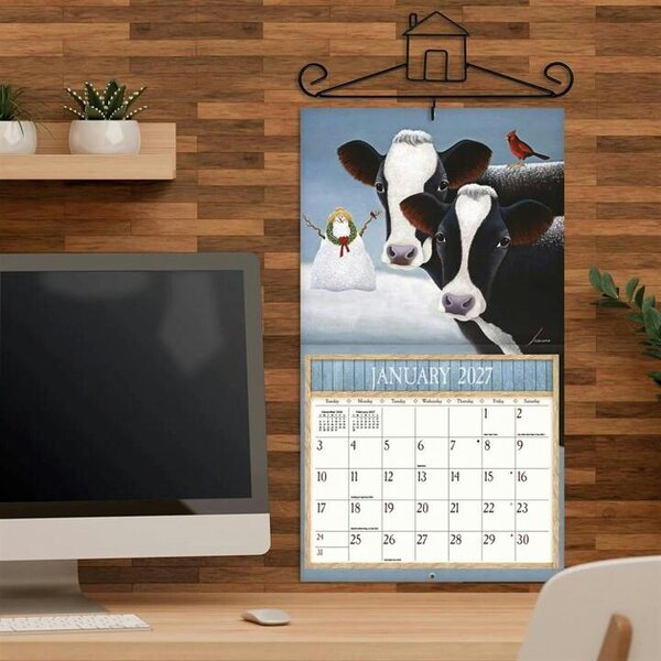 Cows, Cows, Cows Deluxe Calendar 2027, Deluxe Calendars, Month To View, Animals, Gift