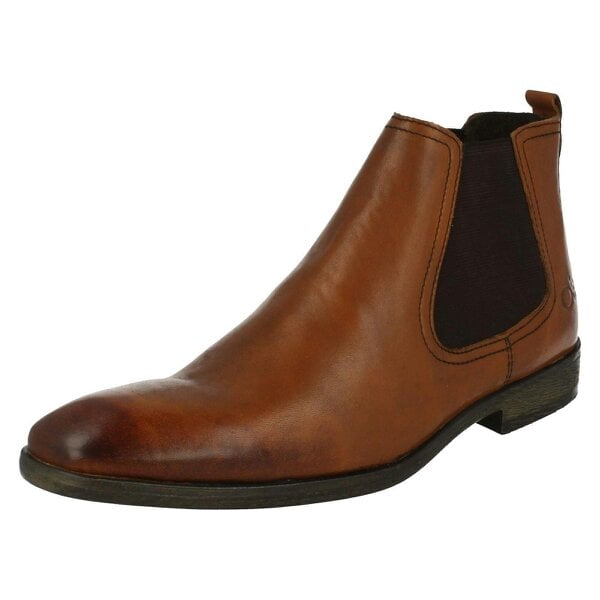 Base London Mens Base London Pull On Chelsea Boots Saffron - Waxy Tan