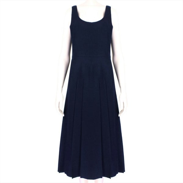 Valentino midnight navy blue dress calf length