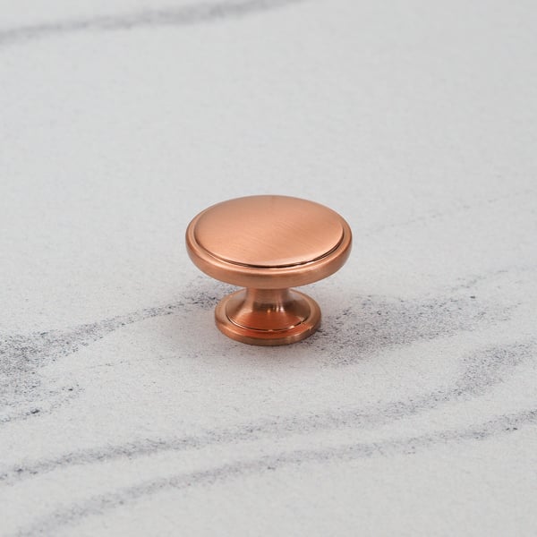 Handle & Home Satin Copper Cup Handle & Matching Knobs