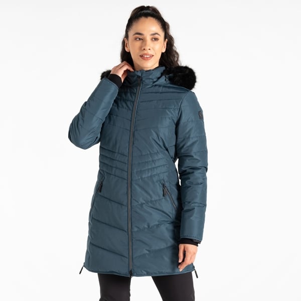 Dare 2B Women's Striking IV Mid Length Padded Jacket - Orion Grey