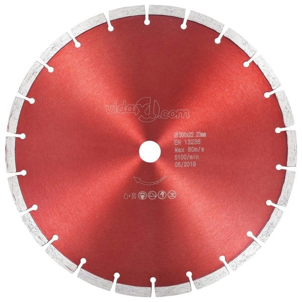Berkfield Diamond Cutting Disc Steel 300 mm