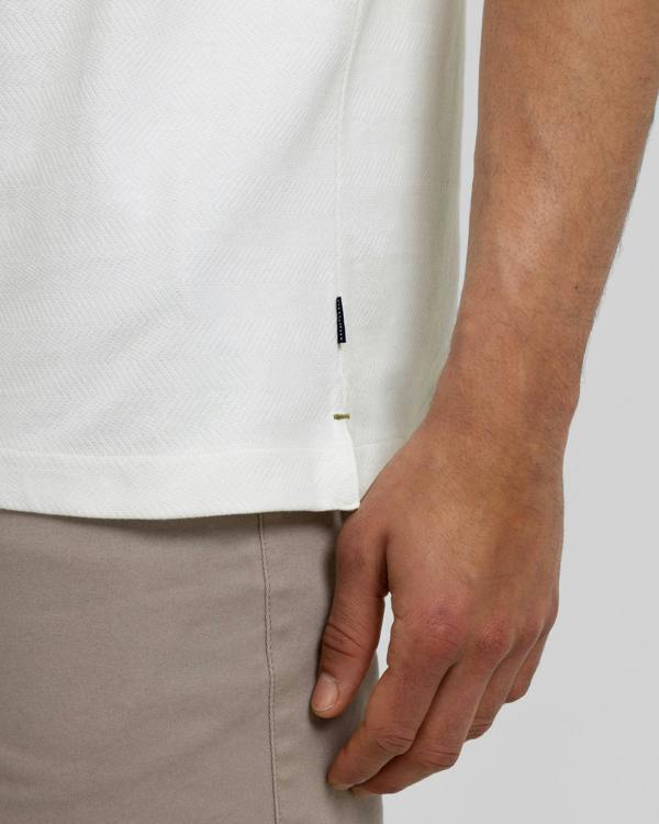 Steel & Jelly Hanbury - Herringbone Jacquard Texture T-Shirt