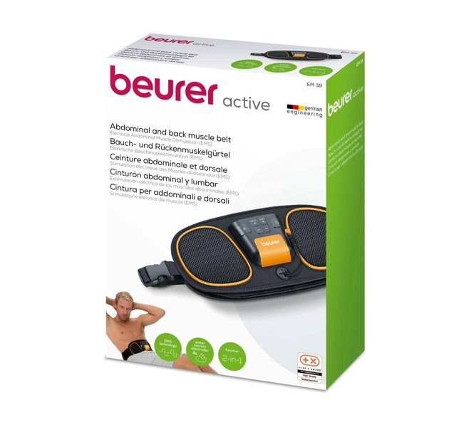 Beurer EM39 2-in-1 Abdominal/Back Muscle Belt