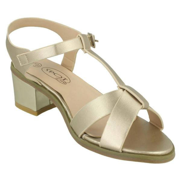 Spot On Girls Spot On Block Heel Sandals