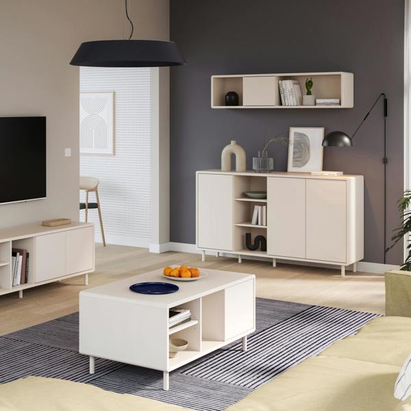 Furniture To Go Playly 3 Door Sideboard in Sand