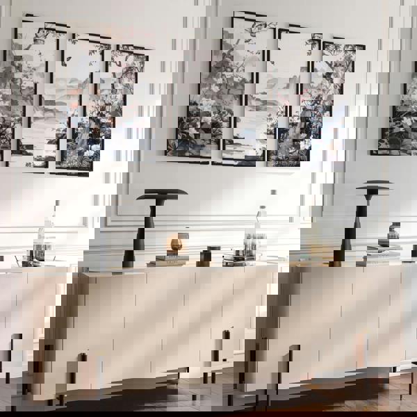 Picture Walls Living Room | Set of 3 Chinoiserie Wall art Prints